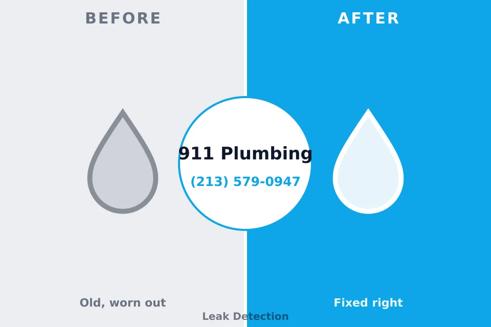 Before and after: plumbing company Los Fresnos, TX